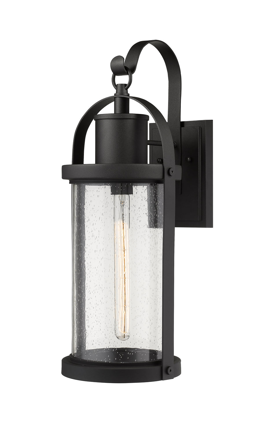 Z-Lite Lighting 569B-BK  Roundhouse Outdoor Black