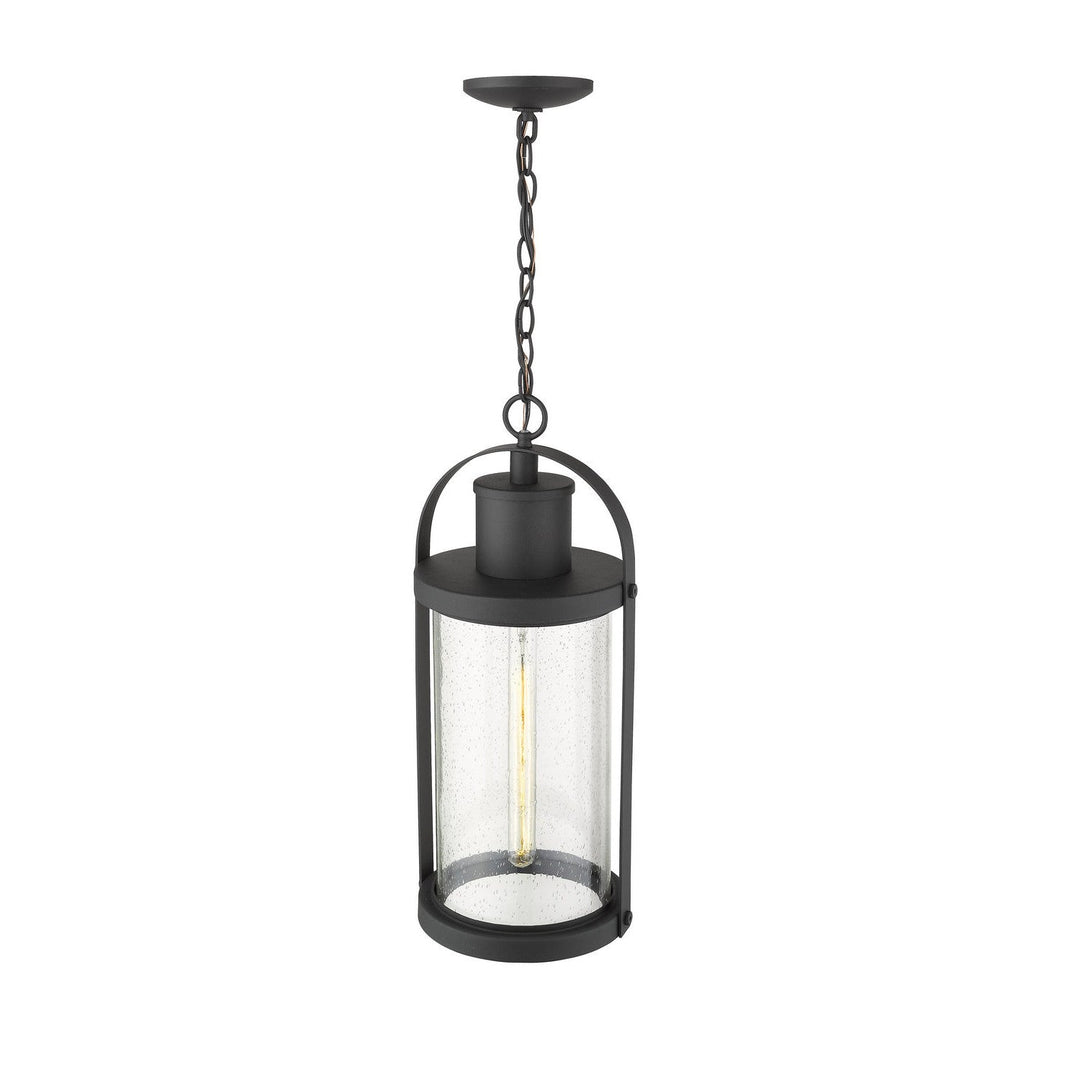 Z-Lite Lighting 569CHB-BK  Roundhouse Outdoor Black