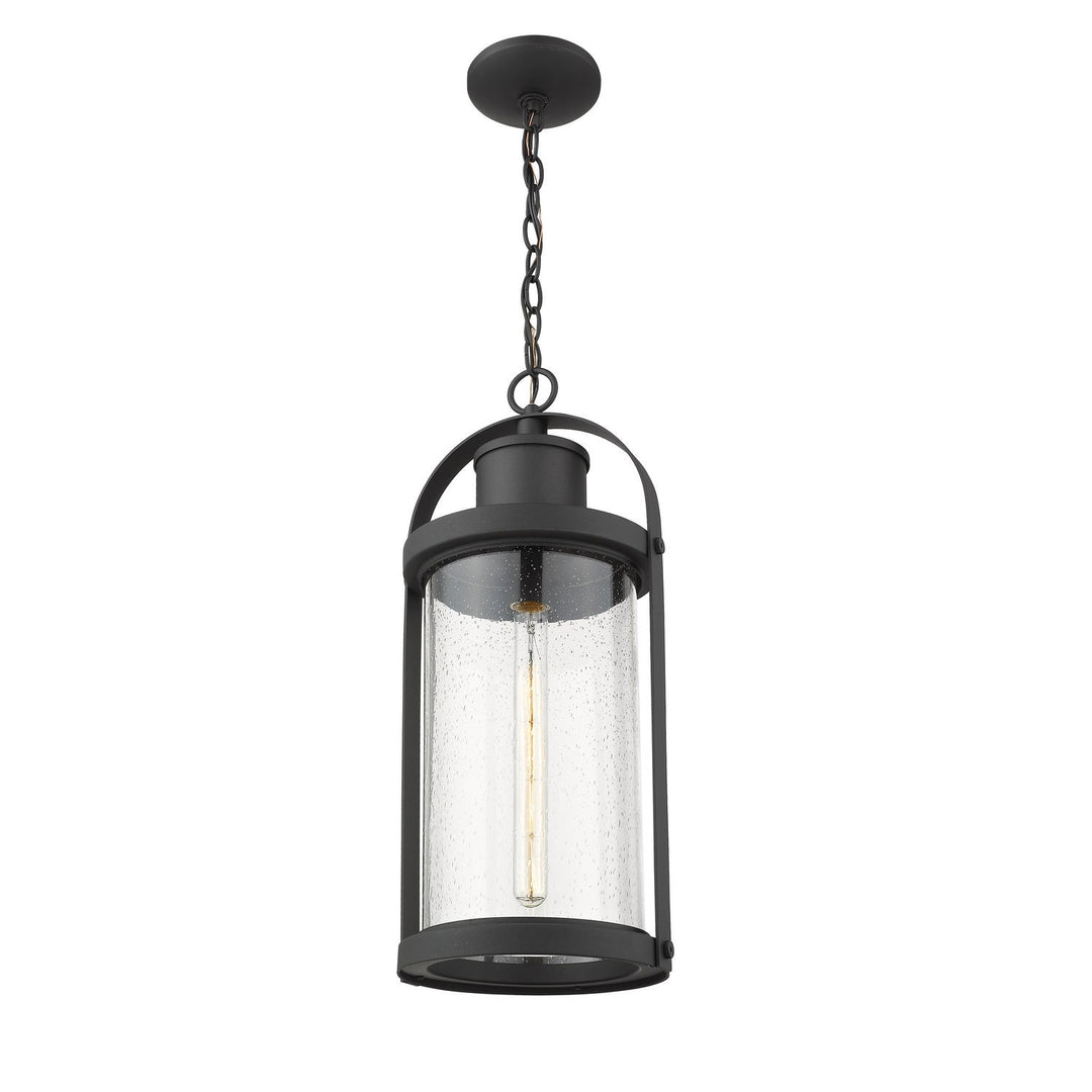 Z-Lite Lighting 569CHB-BK  Roundhouse Outdoor Black