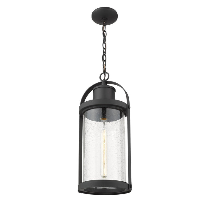 Z-Lite Lighting 569CHB-BK  Roundhouse Outdoor Black