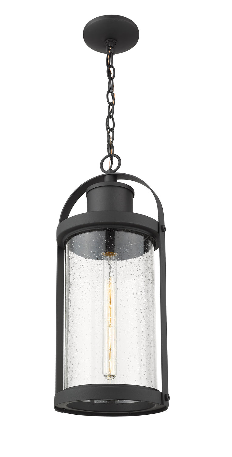 Z-Lite Lighting 569CHB-BK  Roundhouse Outdoor Black