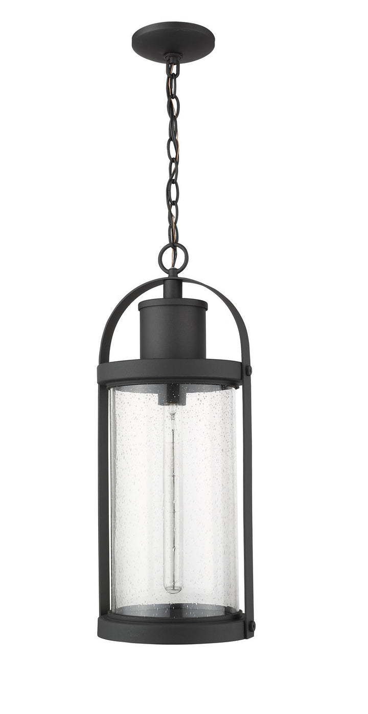 Z-Lite Lighting 569CHB-BK  Roundhouse Outdoor Black