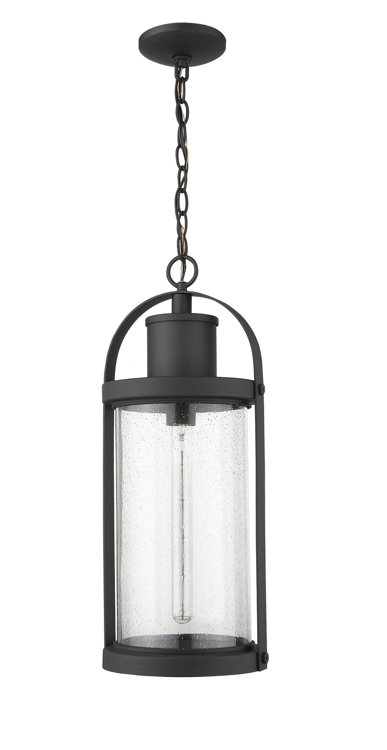 Z-Lite Lighting 569CHB-BK  Roundhouse Outdoor Black