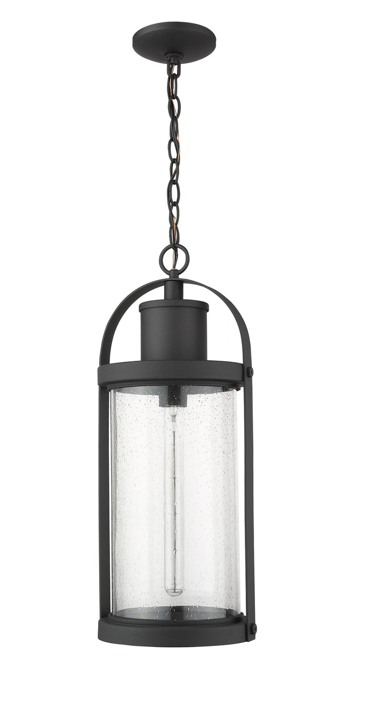 Z-Lite Lighting 569CHB-BK  Roundhouse Outdoor Black