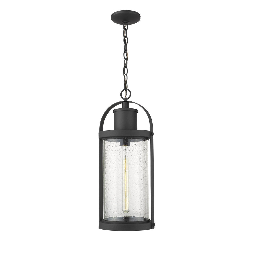 Z-Lite Lighting 569CHB-BK  Roundhouse Outdoor Black