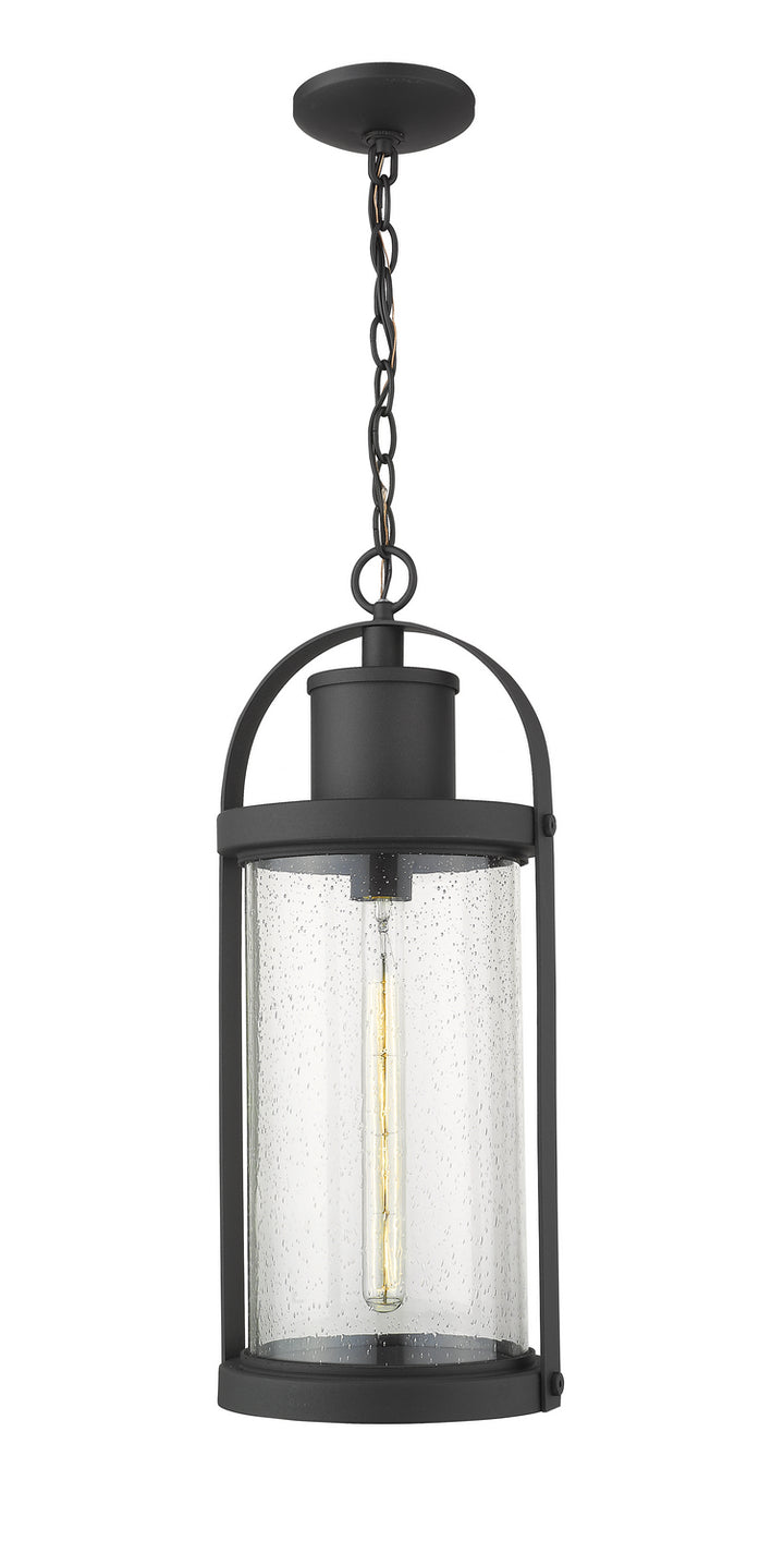 Z-Lite Lighting 569CHB-BK  Roundhouse Outdoor Black