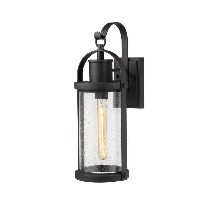 Z-Lite Lighting 569M-BK  Roundhouse Outdoor Black