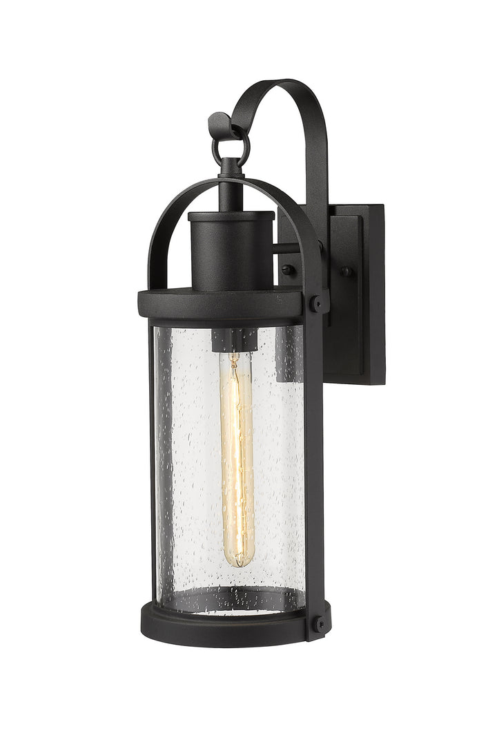 Z-Lite Lighting 569M-BK  Roundhouse Outdoor Black