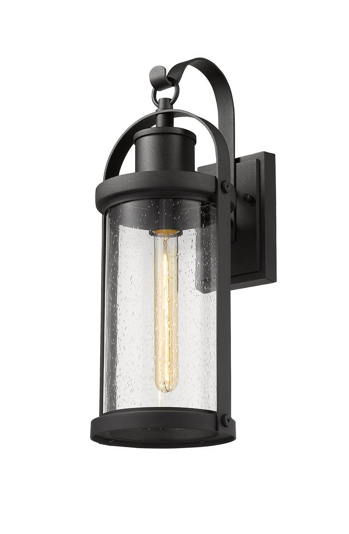 Z-Lite Lighting 569M-BK  Roundhouse Outdoor Black