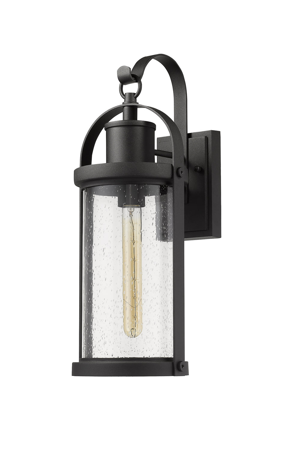 Z-Lite Lighting 569M-BK  Roundhouse Outdoor Black