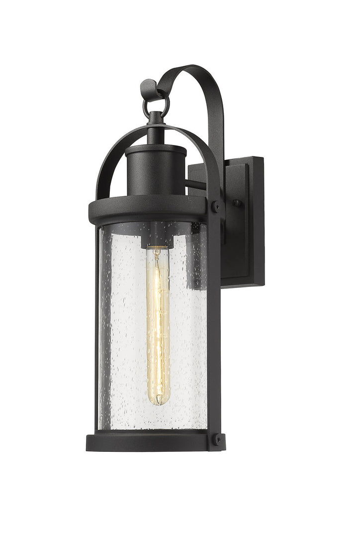 Z-Lite Lighting 569M-BK  Roundhouse Outdoor Black