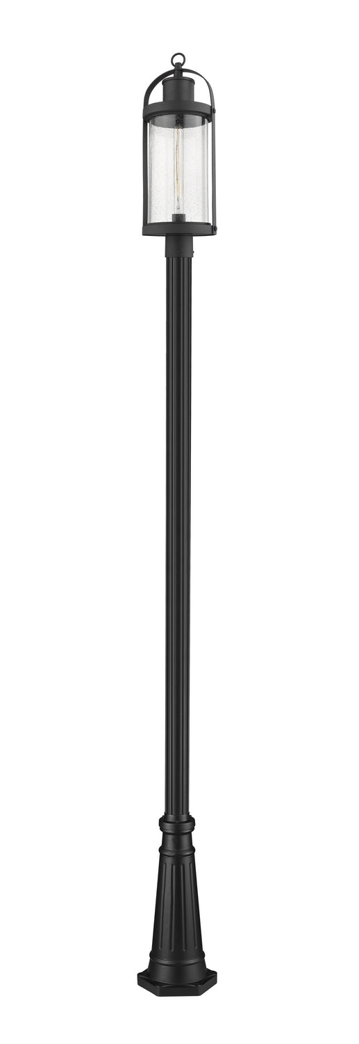 Z-Lite Lighting 569PHB-519P-BK  Roundhouse Outdoor Black