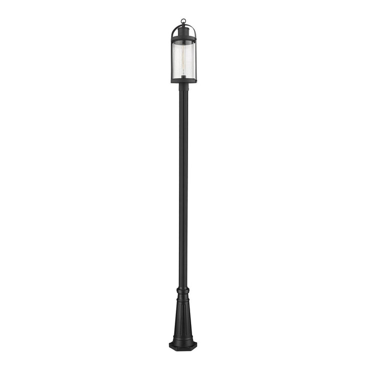 Z-Lite Lighting 569PHB-519P-BK  Roundhouse Outdoor Black