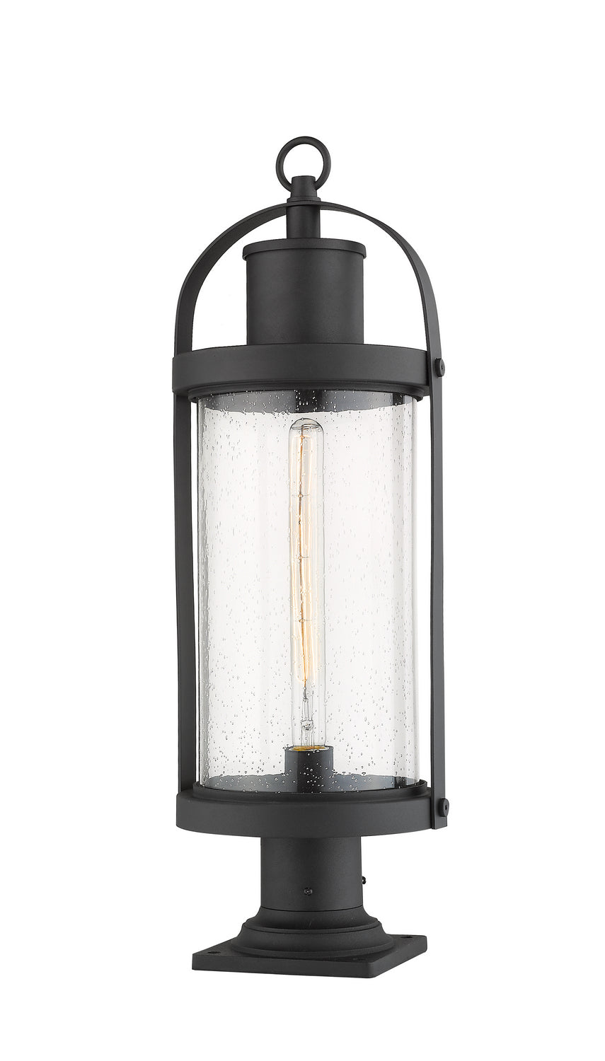 Z-Lite Lighting 569PHB-533PM-BK  Roundhouse Outdoor Black