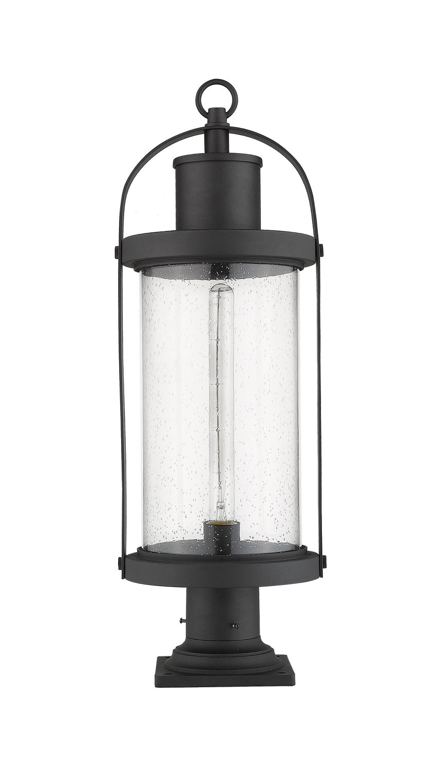 Z-Lite Lighting 569PHB-533PM-BK  Roundhouse Outdoor Black
