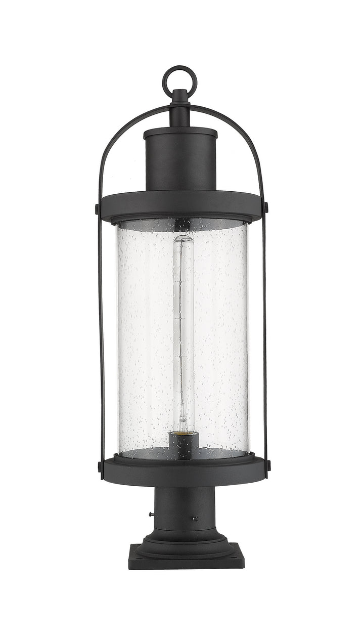 Z-Lite Lighting 569PHB-533PM-BK  Roundhouse Outdoor Black