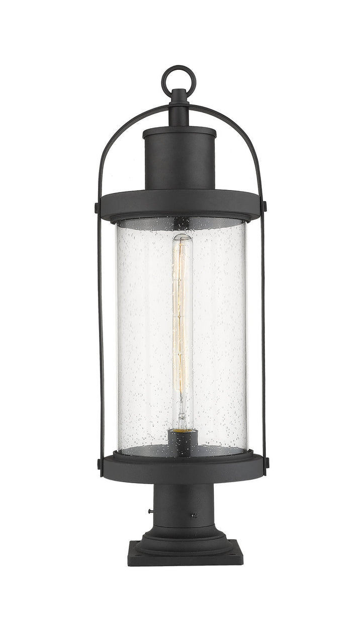 Z-Lite Lighting 569PHB-533PM-BK  Roundhouse Outdoor Black