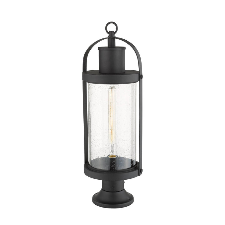 Z-Lite Lighting 569PHB-553PM-BK  Roundhouse Outdoor Black