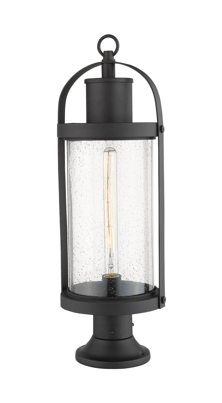Z-Lite Lighting 569PHB-553PM-BK  Roundhouse Outdoor Black