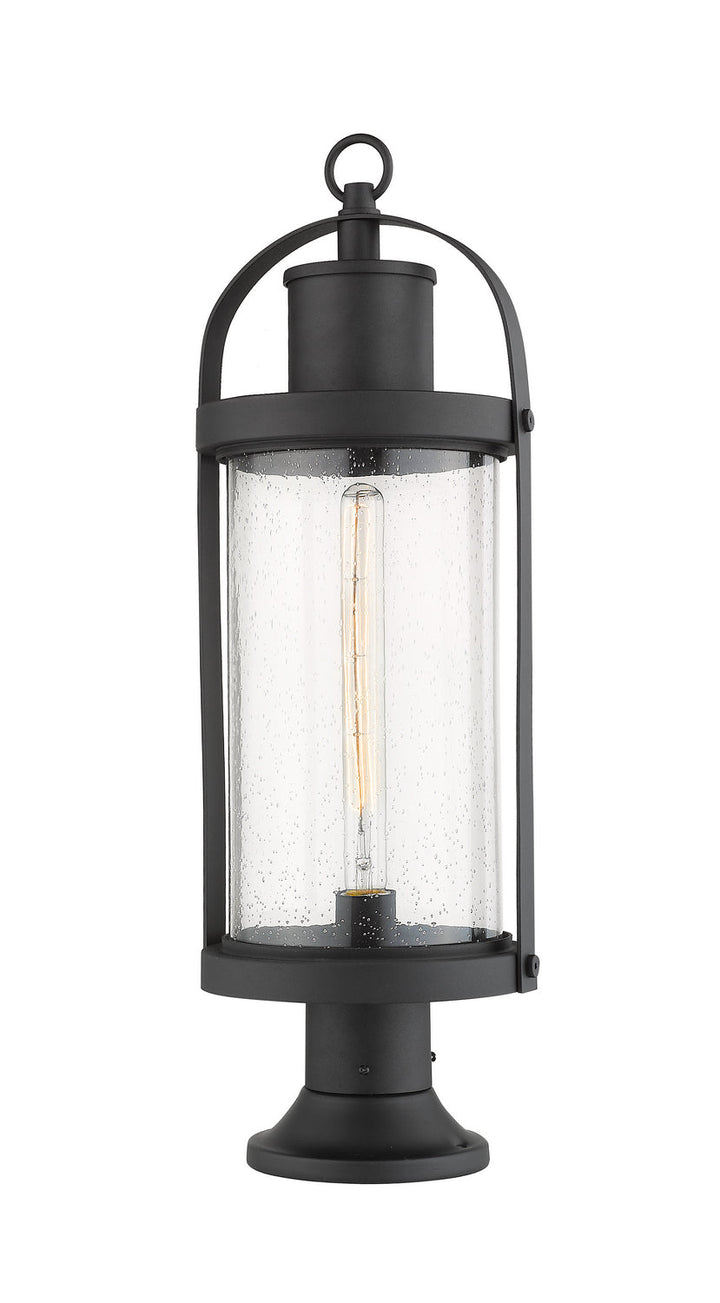 Z-Lite Lighting 569PHB-553PM-BK  Roundhouse Outdoor Black