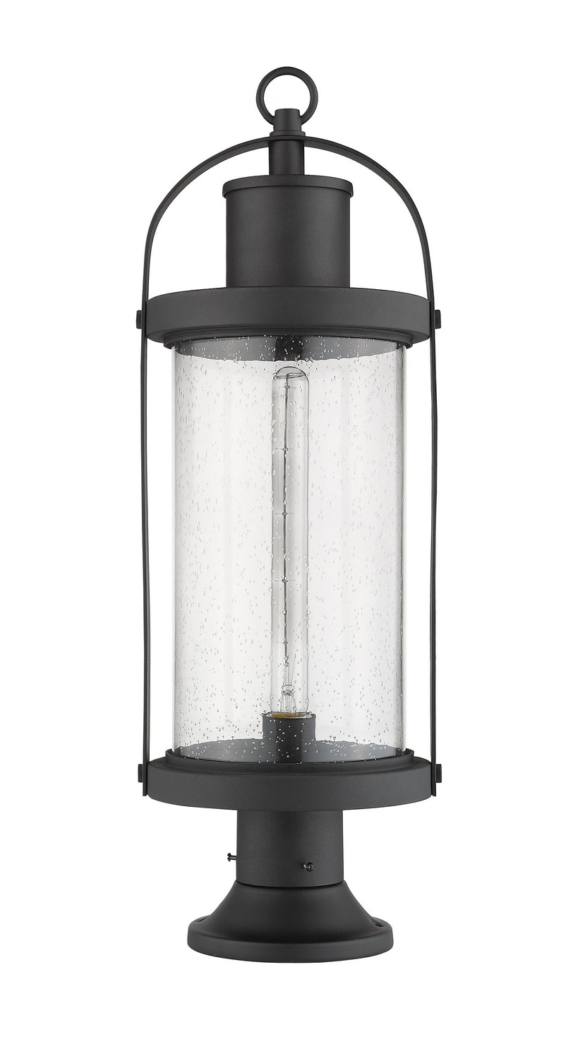 Z-Lite Lighting 569PHB-553PM-BK  Roundhouse Outdoor Black