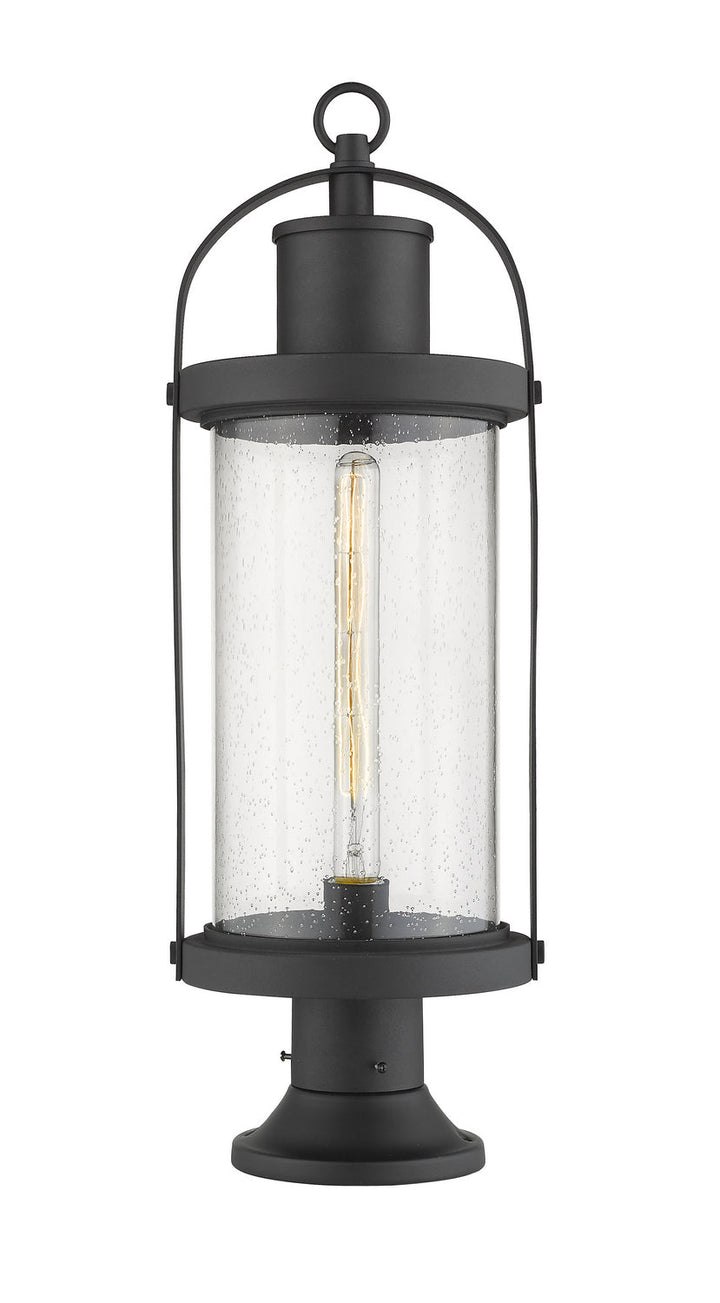 Z-Lite Lighting 569PHB-553PM-BK  Roundhouse Outdoor Black