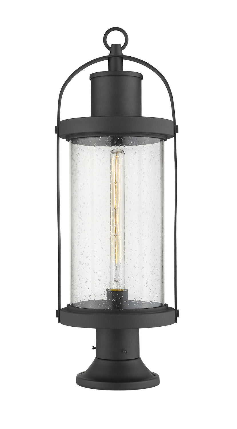 Z-Lite Lighting 569PHB-553PM-BK  Roundhouse Outdoor Black
