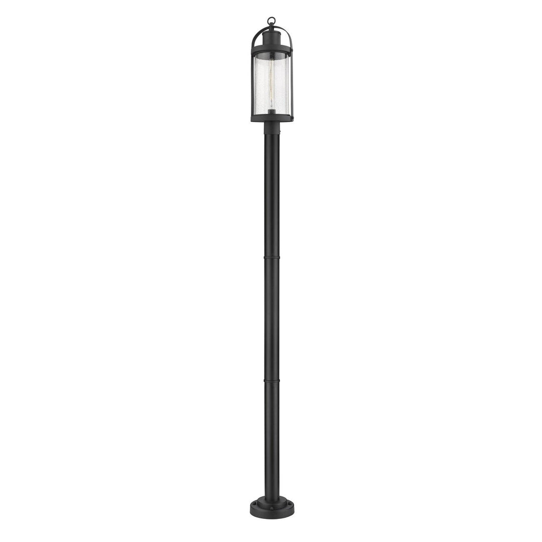 Z-Lite Lighting 569PHB-567P-BK  Roundhouse Outdoor Black