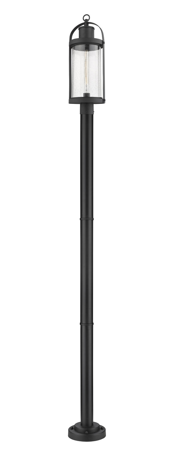 Z-Lite Lighting 569PHB-567P-BK  Roundhouse Outdoor Black
