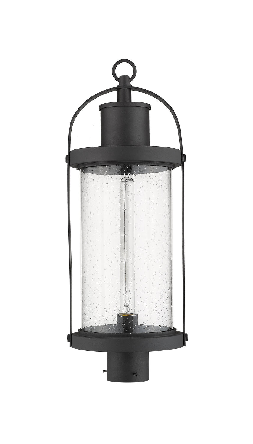Z-Lite Lighting 569PHB-BK  Roundhouse Outdoor Black