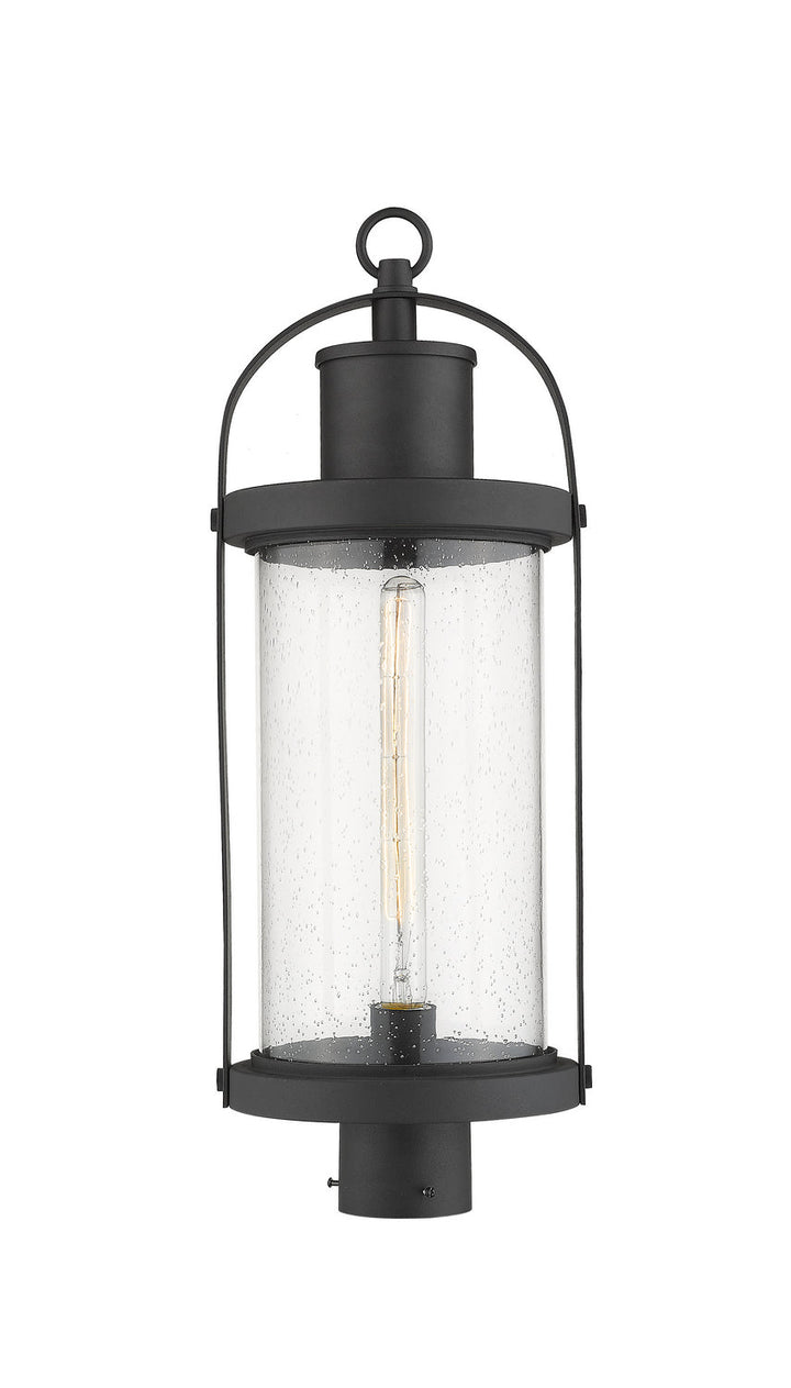 Z-Lite Lighting 569PHB-BK  Roundhouse Outdoor Black