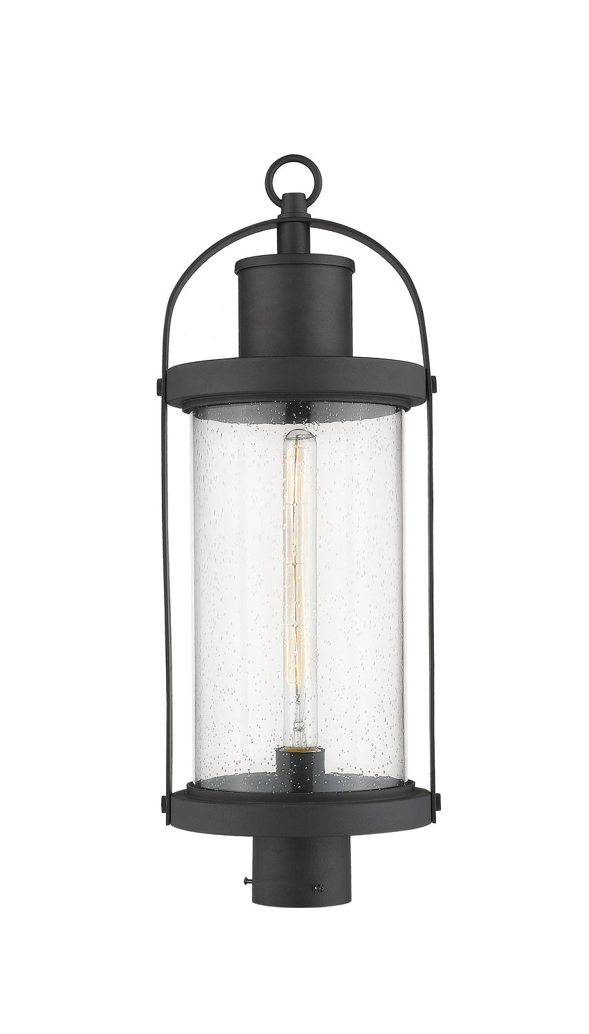 Z-Lite Lighting 569PHB-BK  Roundhouse Outdoor Black