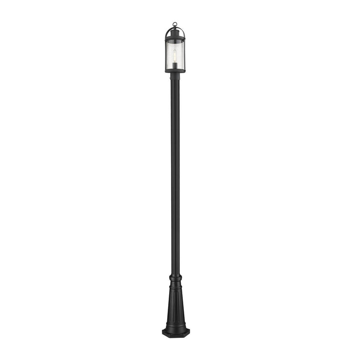 Z-Lite Lighting 569PHM-519P-BK  Roundhouse Outdoor Black
