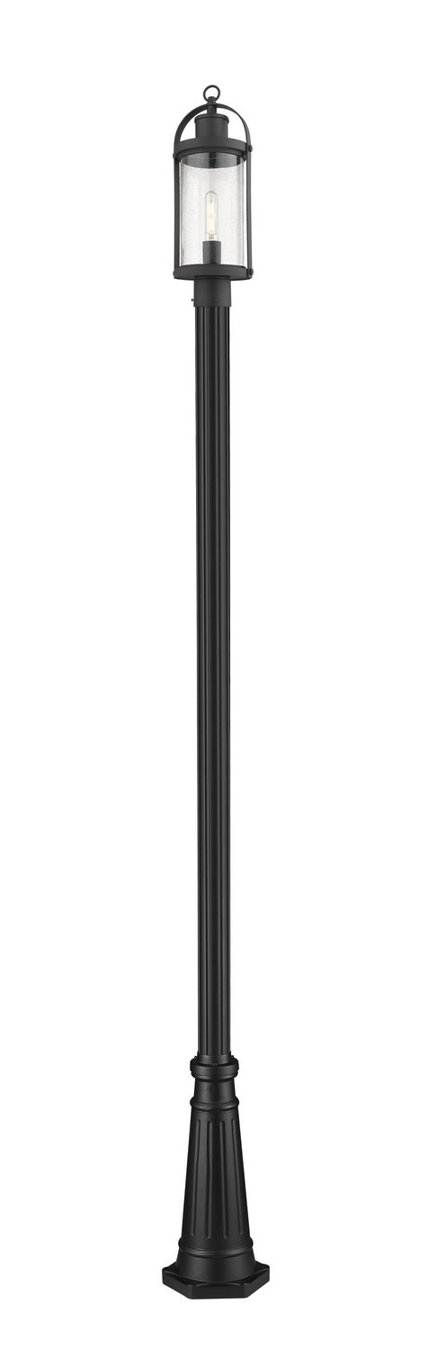 Z-Lite Lighting 569PHM-519P-BK  Roundhouse Outdoor Black