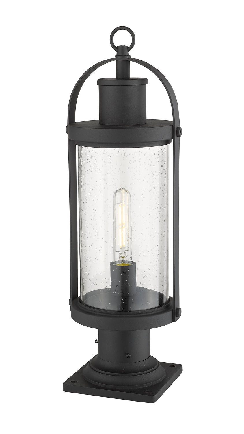 Z-Lite Lighting 569PHM-533PM-BK  Roundhouse Outdoor Black