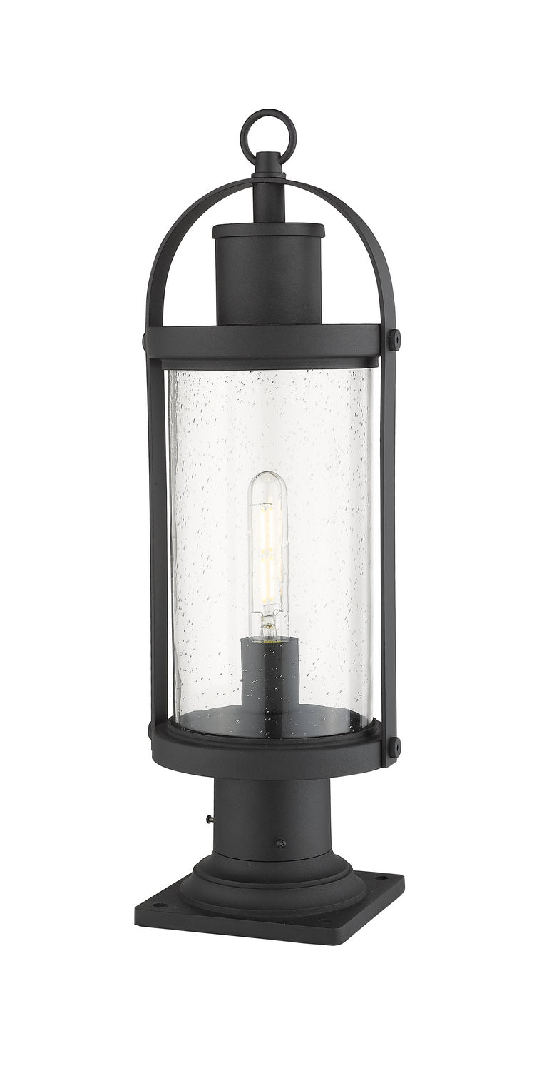 Z-Lite Lighting 569PHM-533PM-BK  Roundhouse Outdoor Black