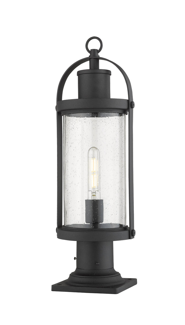 Z-Lite Lighting 569PHM-533PM-BK  Roundhouse Outdoor Black