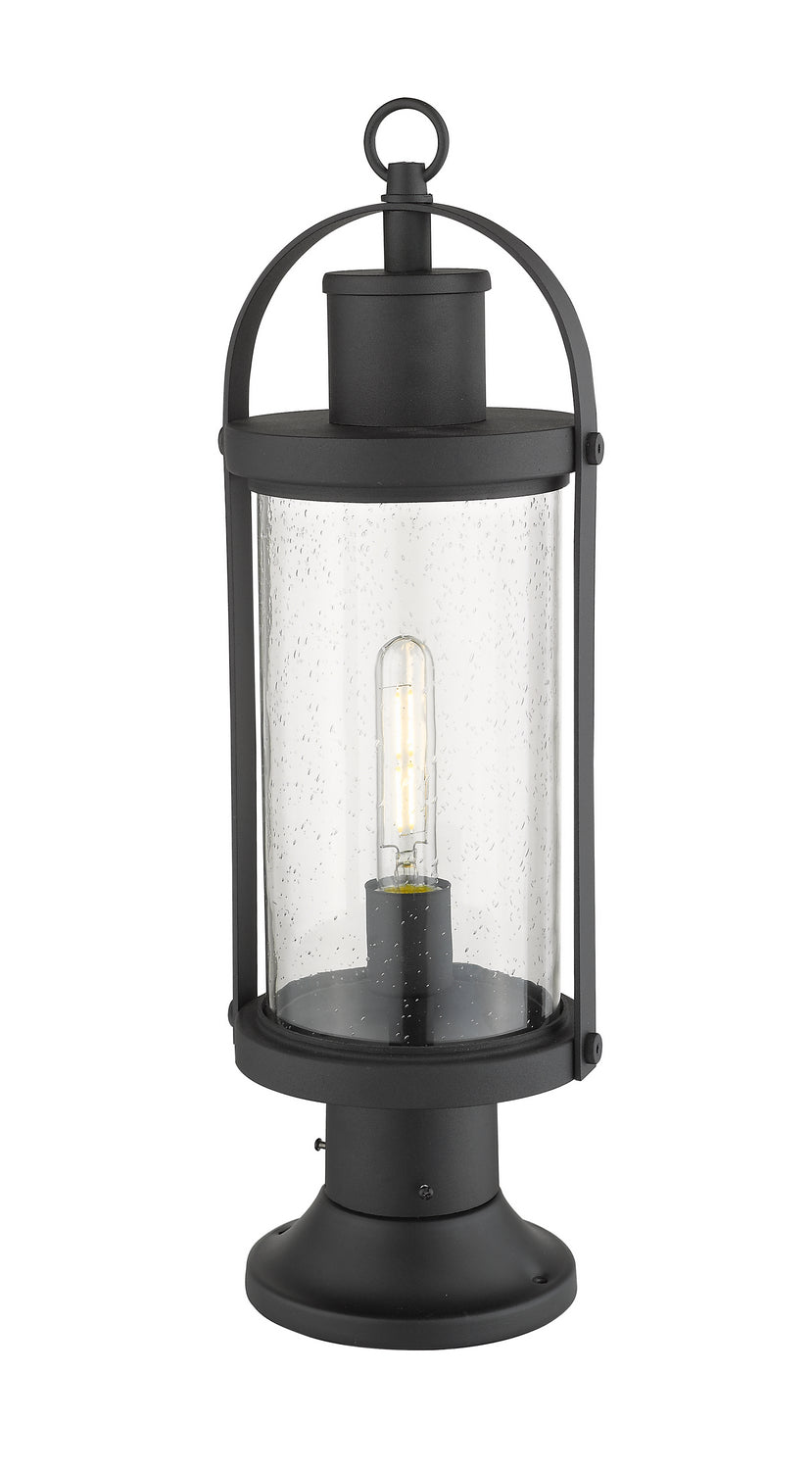 Z-Lite Lighting 569PHM-553PM-BK  Roundhouse Outdoor Black