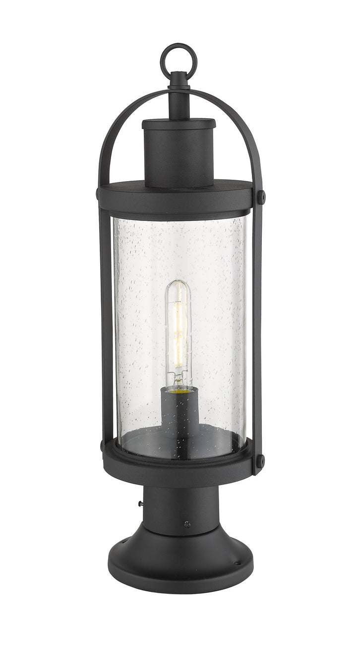 Z-Lite Lighting 569PHM-553PM-BK  Roundhouse Outdoor Black