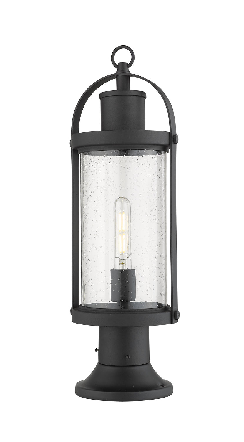 Z-Lite Lighting 569PHM-553PM-BK  Roundhouse Outdoor Black