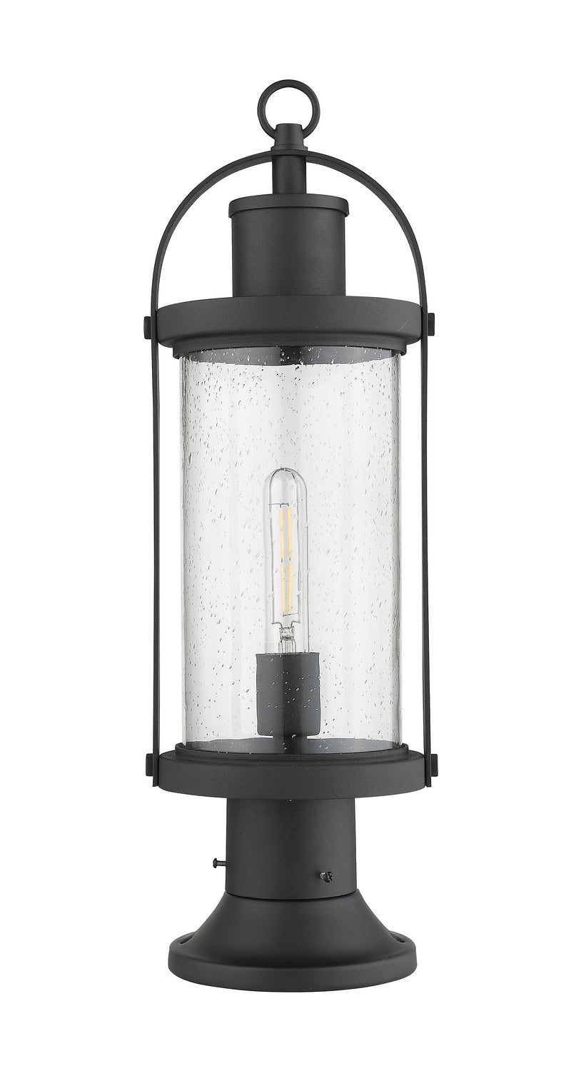 Z-Lite Lighting 569PHM-553PM-BK  Roundhouse Outdoor Black