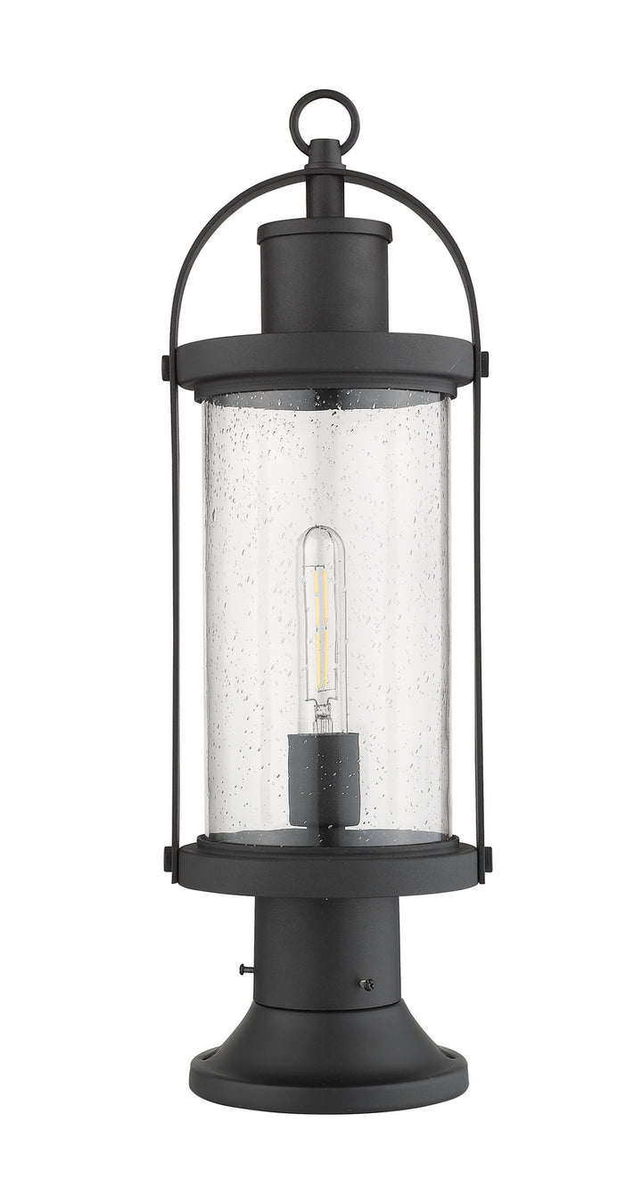 Z-Lite Lighting 569PHM-553PM-BK  Roundhouse Outdoor Black