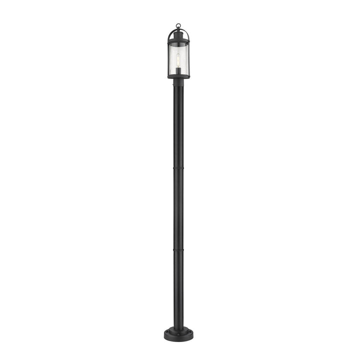 Z-Lite Lighting 569PHM-567P-BK  Roundhouse Outdoor Black