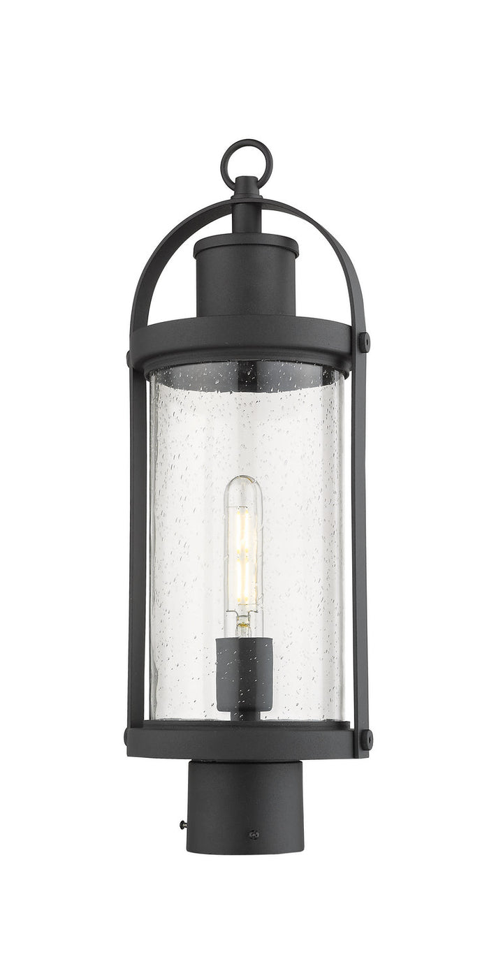 Z-Lite Lighting 569PHM-BK  Roundhouse Outdoor Black