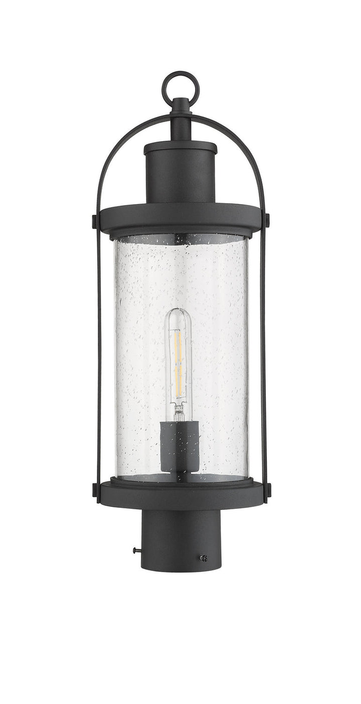 Z-Lite Lighting 569PHM-BK  Roundhouse Outdoor Black