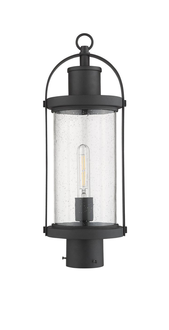 Z-Lite Lighting 569PHM-BK  Roundhouse Outdoor Black