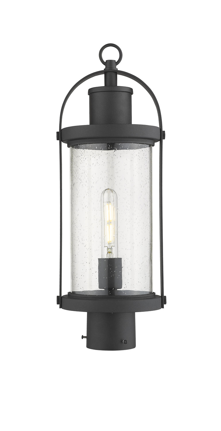Z-Lite Lighting 569PHM-BK  Roundhouse Outdoor Black