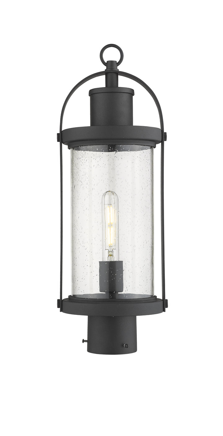 Z-Lite Lighting 569PHM-BK  Roundhouse Outdoor Black