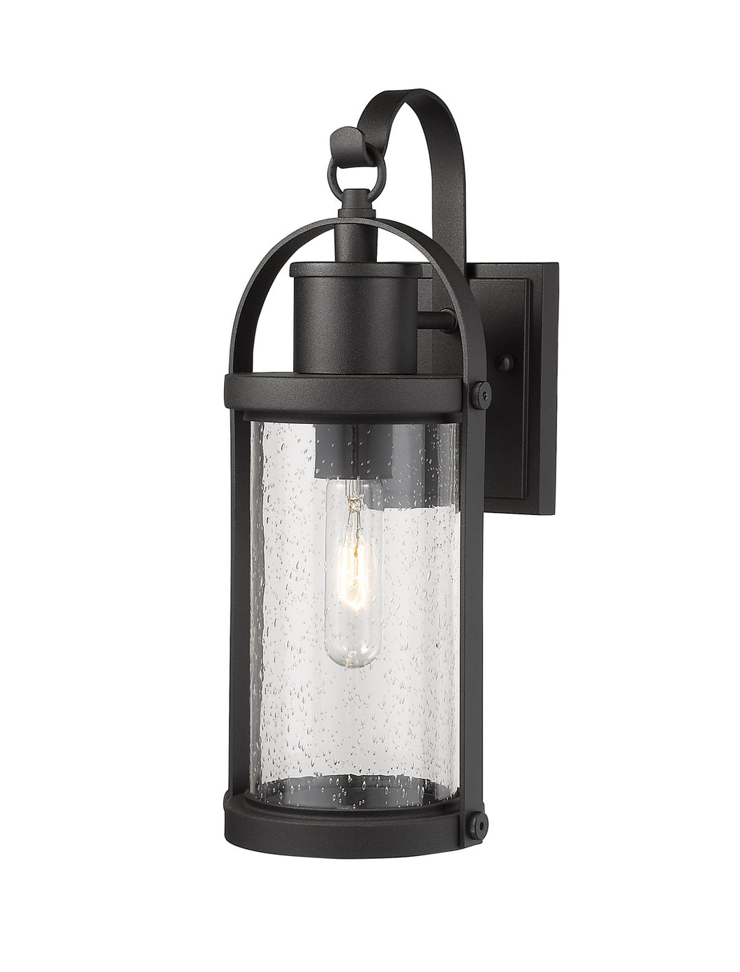 Z-Lite Lighting 569S-BK  Roundhouse Outdoor Black