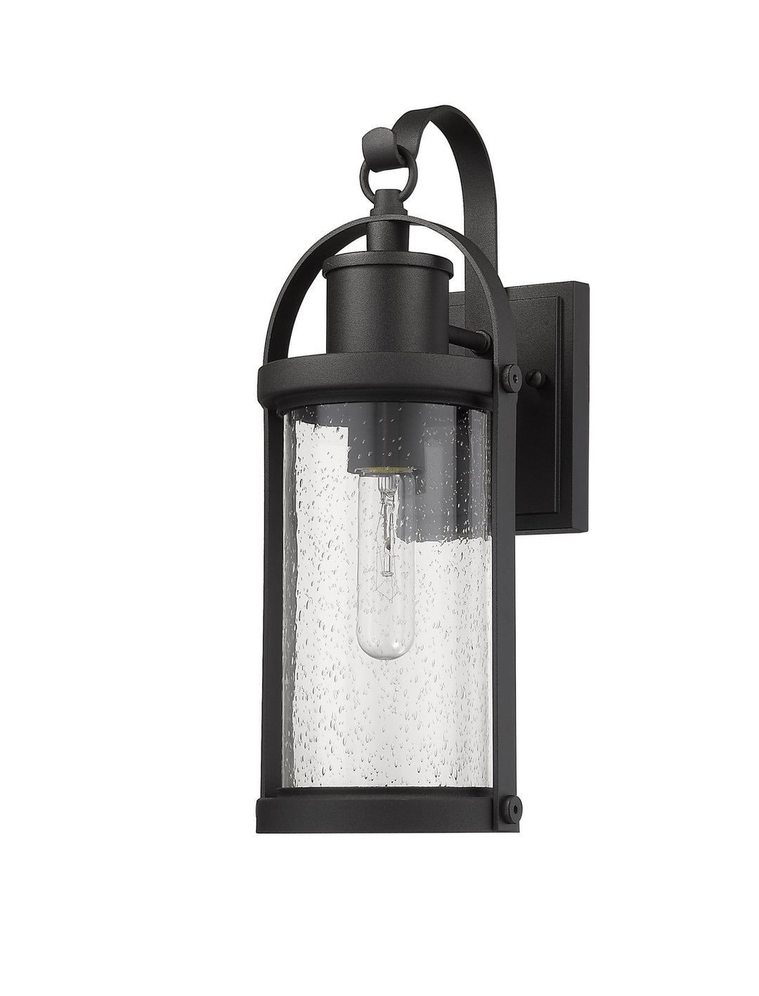 Z-Lite Lighting 569S-BK  Roundhouse Outdoor Black